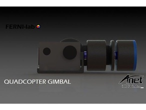 quadcopter servo-gimbal sj4000 unterstützen hand-Werkzeuge Kamera-Halterung die Drohnen fpv Kamera mount gimbal servo 3d print model - Mito3D