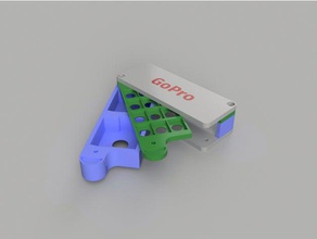 yüksek 5 pil sd kart sahibi kamera tutucu orginizer 3d print model - Mito3D