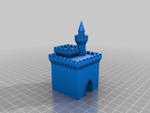 el grande castle buildings & structures customized 3d print model - Mito3D