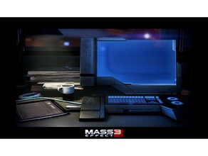 mass effect pessoal terminal jogos de vídeo efeito massa 3d print model - Mito3D