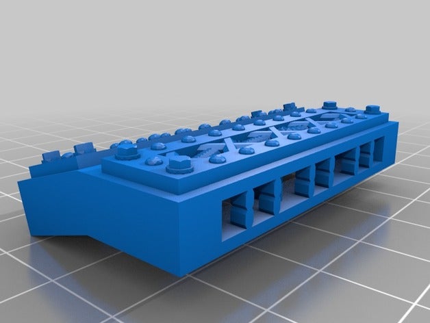 pendiente conector juegos openlock 3D print model - Mito3D