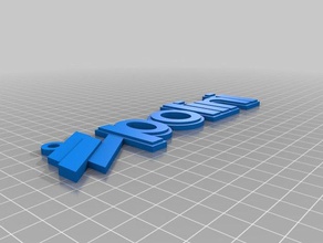 polini portachiavi aksesuarlar 3d print model - Mito3D