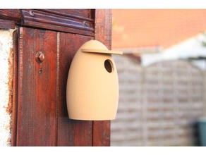 bird house outdoor & garden birdhouse openscad 3d print model - Mito3D