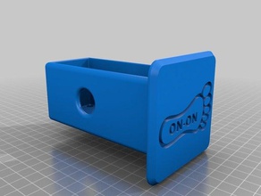 on-on hitch hider automotive hhh receiver cover 3d print model - Mito3D