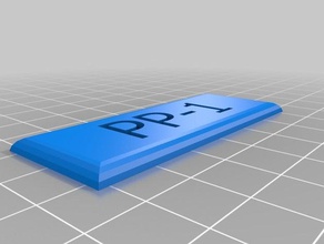 panel eléctrico de la etiqueta pp-1 caja eléctrica 3d print model - Mito3D