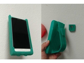 convertible teléfono de montaje el móvil monte smartphone pie tenedor del soporte 3d print model - Mito3D