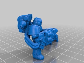 space man heavy gravity cannon toys & games grav graviton 3d print model - Mito3D