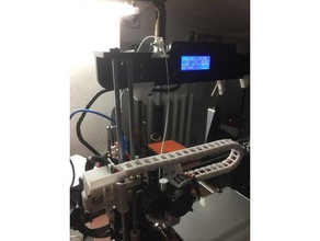 anet a8 top filament pulley 3d printer parts upgrade helper lcd mount 3d print model - Mito3D
