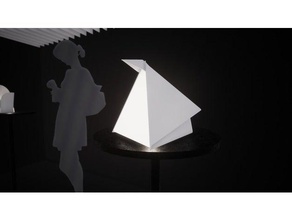 download me i'm yours birdigami decor 3dhubs led light mdw18 3d print model - Mito3D