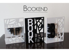 bookend organization book bookmark books bookshelf holder decor decoration decorative home 3d print model - Mito3D