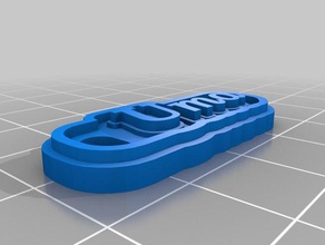 uma Anahtarlık özelleştirilmiş 3d print model - Mito3D