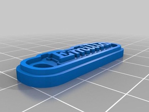 emilia Anahtarlık özelleştirilmiş 3d print model - Mito3D