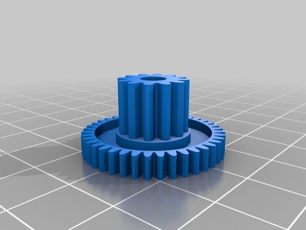 parametric concentric gear customizable parts cnc library nema nema17 openscad gears 3D print model - Mito3D
