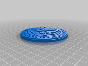 ministry magic coaster kitchen & dining drink movie prop props 3d print model - Mito3D
