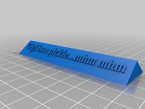 gigi picles 3d print model - Mito3D