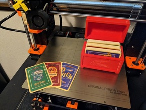 quidditch card game box toy & accessories harry potter storage treasure chest 3d print model - Mito3D
