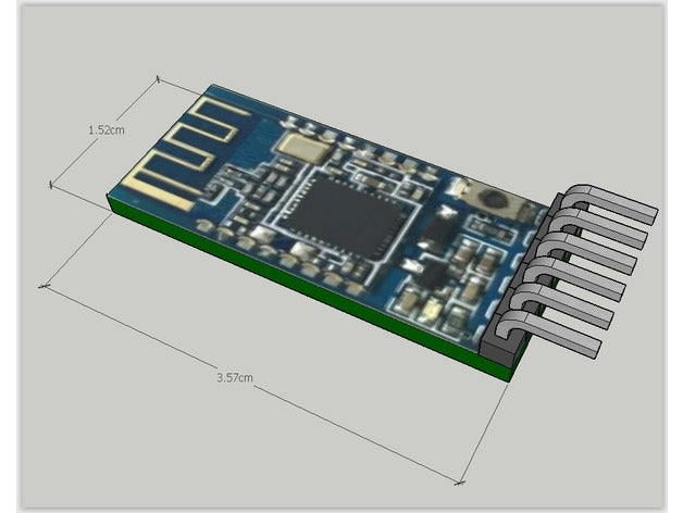 bt05-bir diy ble bluetooth modül 3D print model - Mito3D