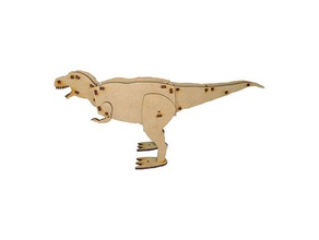 little trex diy kit - lasercut toys & games dinosaur 3d print model - Mito3D