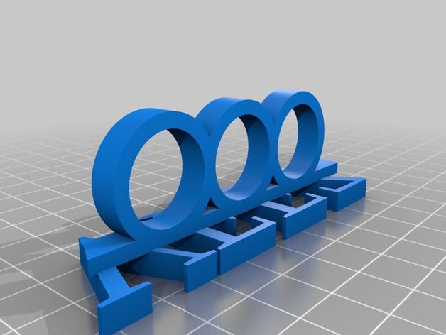 meu personalizados chefe multiring cutomizable anéis personalizado 3D print model - Mito3D