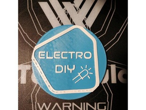 electrodiy işaretler ve logolar logo 3d print model - Mito3D
