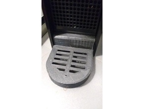 nespresso krups abbassato la vaschetta di raccolta acqua cucina & sala da pranzo grande tazza macchina caffè 3d print model - Mito3D