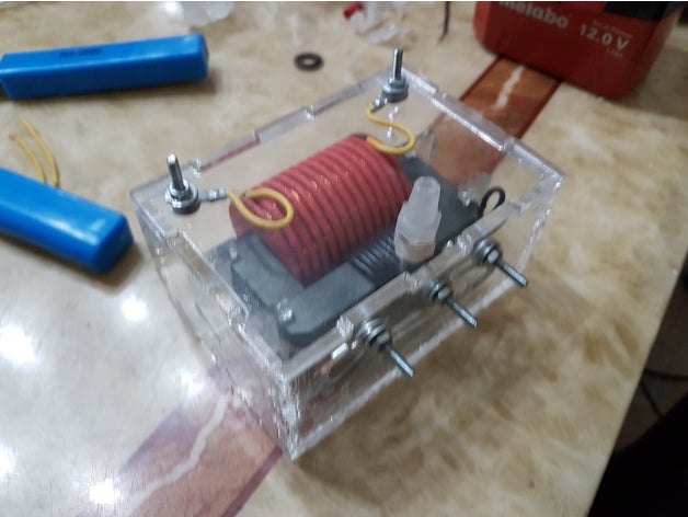 hv transformer housing electronics transformers 3D print model - Mito3D