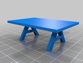 slotcar track decoration table 1 32 3d printing 3d print model - Mito3D