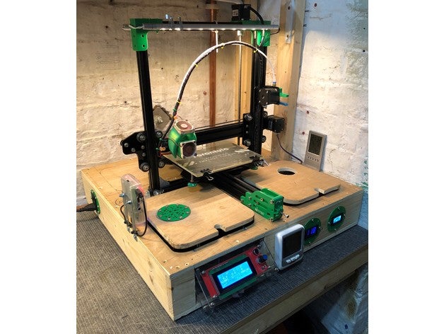 tevo tarántula impresora 3d actualizado de la unidad base Impresora accesorios actualización 3D print model - Mito3D