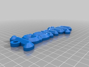 jasmijn keychain organization customized 3d print model - Mito3D