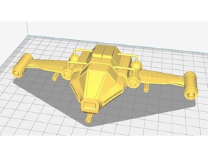 mi primer ataque de la nave modelos espacial el espacio combate 3d print model - Mito3D