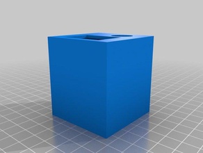 kutu 5x5x5 boyut kutusu açılır5 cm 3d yazıcı aksesuarları led geçin 3d print model - Mito3D