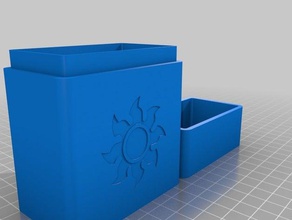 meine angepasste custumizable mtg deck box Spiele kundengebundene 3d print model - Mito3D