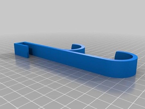 porta gancho cabide de banho 2 organização personalizado 3d print model - Mito3D