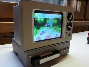 mini retro case Himbeere video-Spiele 3d print model - Mito3D