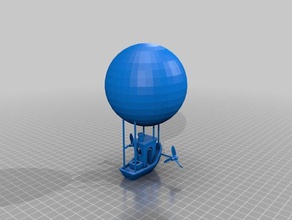 balão benchy a arte 3dbenchy 3d print model - Mito3D