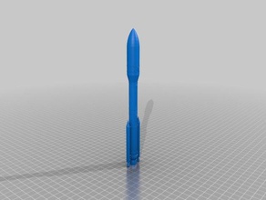orbital atk omega 1 300 ölçek araç fırlatma aracı roket alanı 3d print model - Mito3D