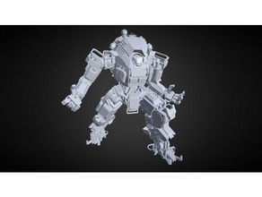 ion titan laser core pose model sculptures titanfall 2 figure 3d print model - Mito3D