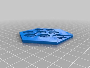 catan barbarian sea tile new magnetic bases games 3d print model - Mito3D