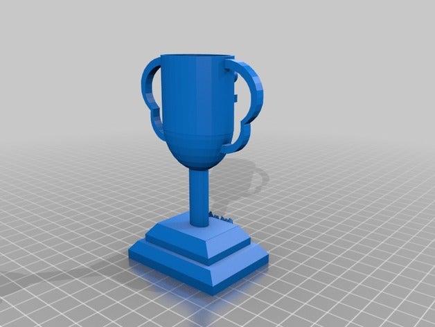 wd trophée L'impression 3d 3D print model - Mito3D