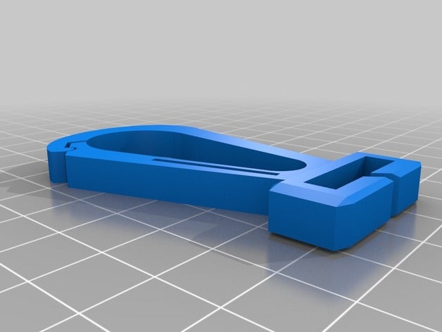 clip moschettone La stampa 3d 3D print model - Mito3D