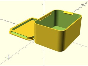 personalizzabile snap-fit elettronica progetto di box contenitore l'elettronica customizer recinto finestra batter d'occhio snapfit 3d print model - Mito3D