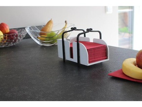 1 8 napkin holder kitchen & dining 3d print model - Mito3D