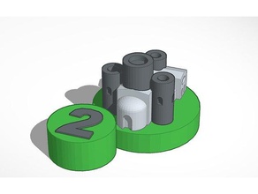 Wissenschaft Abtei 2 Spiele 3d print model - Mito3D