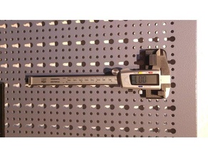 bracket vernier calliper peg mount tool holders & boxes 3d print model - Mito3D