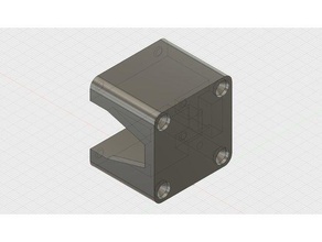 creality cr-10 x-axis motor cover 3d printer parts 3d print model - Mito3D