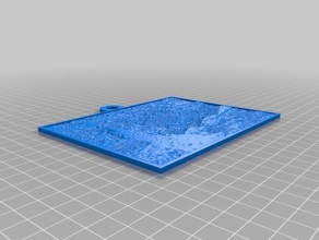 meine Sterne lithopane 2d-Kunst kundengebundene 3d print model - Mito3D