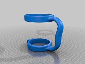 cup handle 20oz stainless steel mug household 3d print model - Mito3D