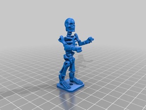 anet a8 skelleton mascot 3d printer accessories mods parts upgrade cool funny thing walking dead 3d print model - Mito3D