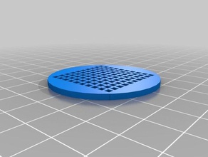 my customized parametric grid vent tube parts 3d print model - Mito3D