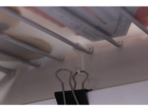hanger hook wire shelves organization paperclip shelving shelf 3d print model - Mito3D